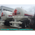 Low price 3 alxes big lpg propane tanker trailer 56000 litres à vendre